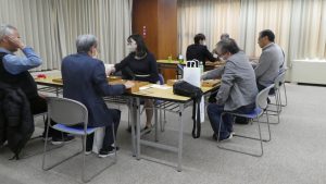 写真：指導碁との対局