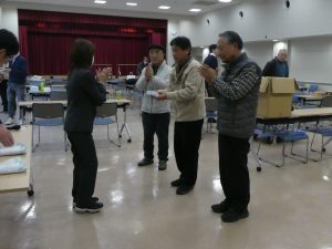 将棋大会表彰の様子